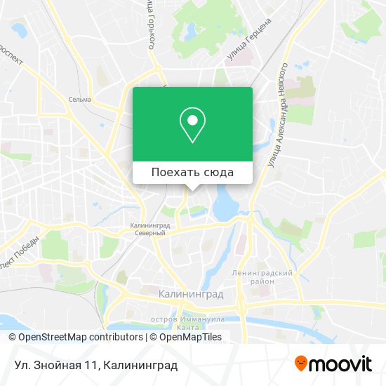 Карта Ул. Знойная 11