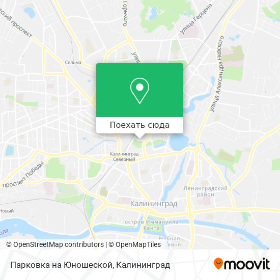 Карта Парковка на Юношеской