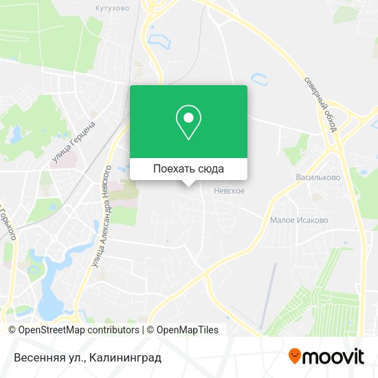 Карта Весенняя ул.