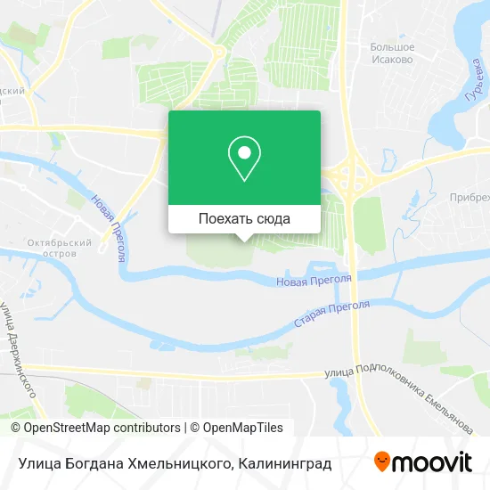 Карта Улица Богдана Хмельницкого