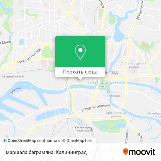 Карта маршала баграмяна