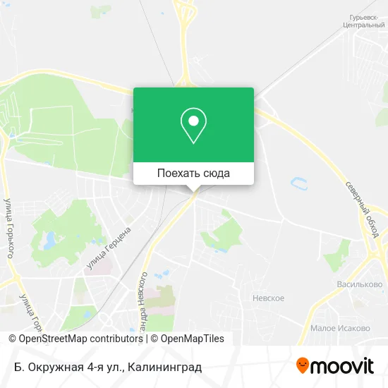 Карта Б. Окружная 4-я ул.