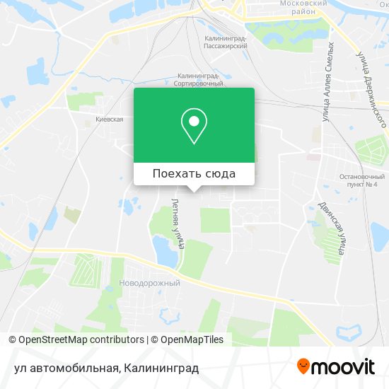 Карта ул автомобильная