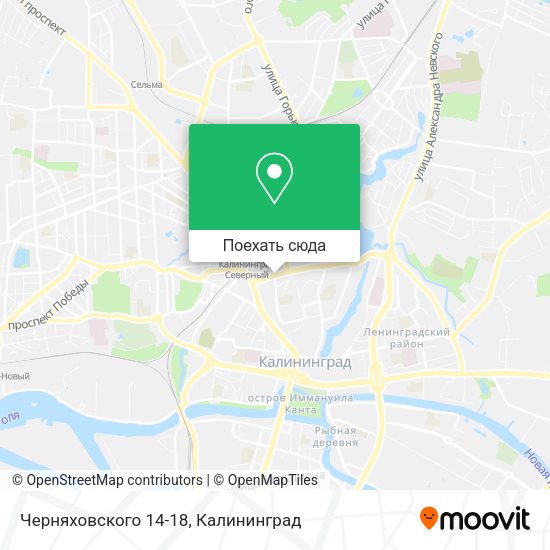 Карта Черняховского 14-18
