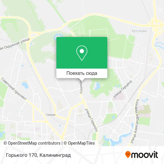 Карта Горького 170