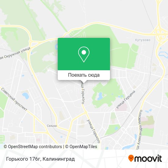 Карта Горького 176г