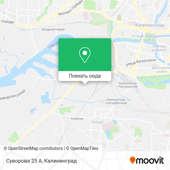 Карта Суворова 25 А