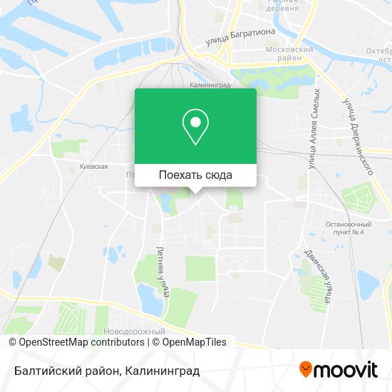 Карта Балтийский район