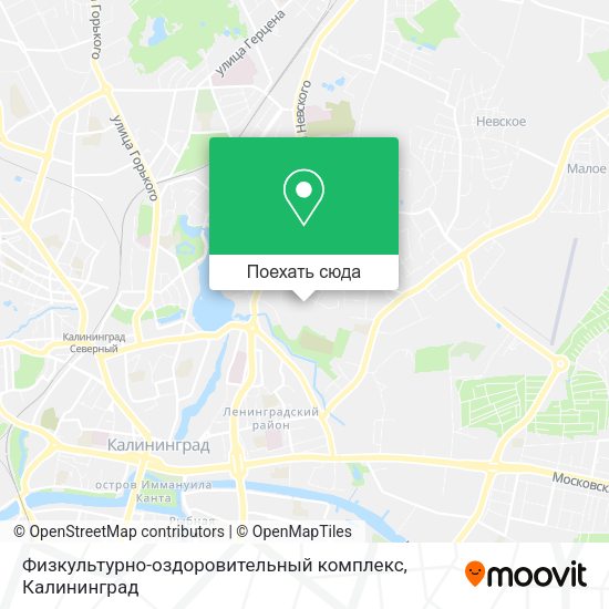Карта Физкультурно-оздоровительный комплекс