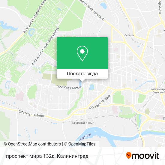 Карта проспект мира 132а