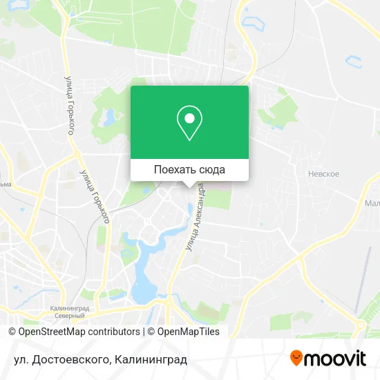 Карта ул. Достоевского