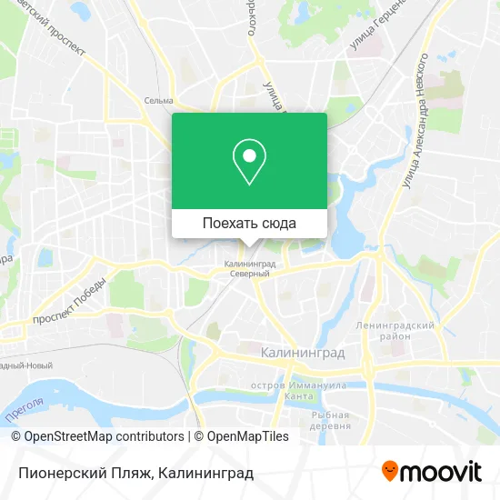 Карта Пионерский Пляж