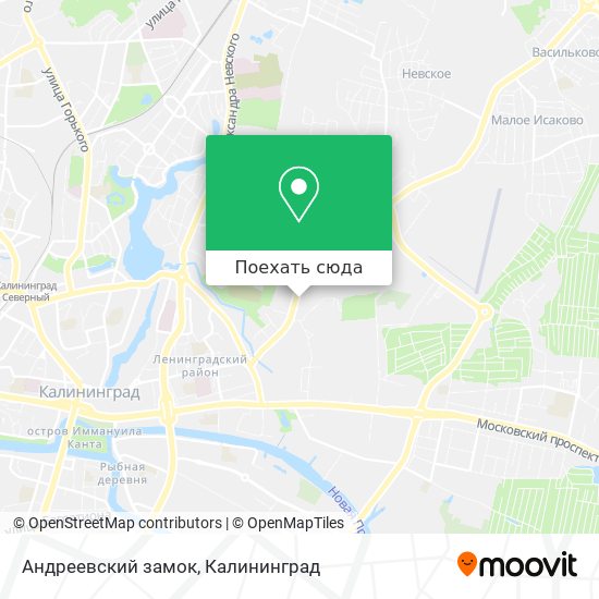 Карта Андреевский замок