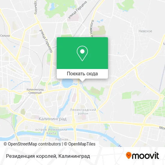 Карта Резиденция королей