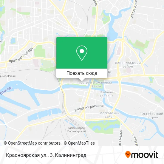 Карта Красноярская ул., 3