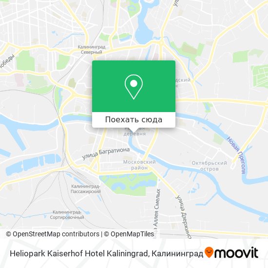 Карта Heliopark Kaiserhof Hotel Kaliningrad