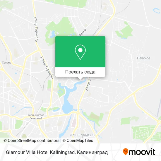 Карта Glamour Villa Hotel Kaliningrad
