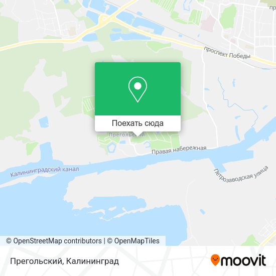 Карта Прегольский