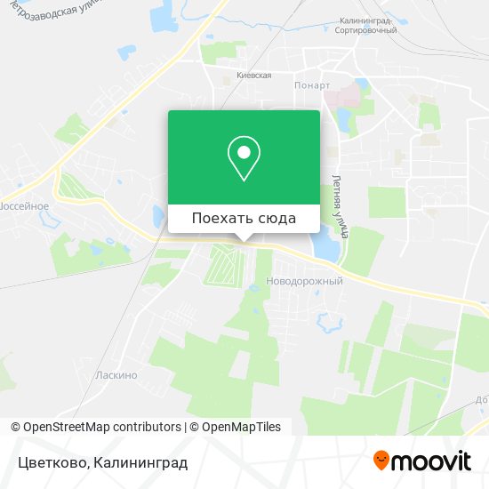 Карта Цветково