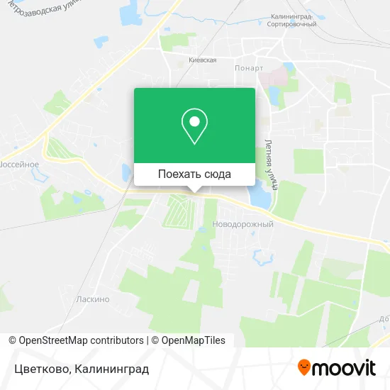 Карта Цветково