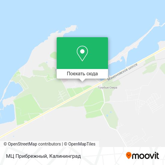 Карта МЦ  Прибрежный