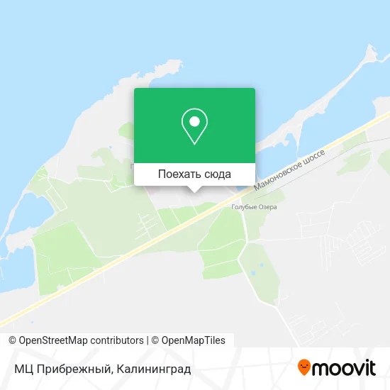 Карта МЦ  Прибрежный