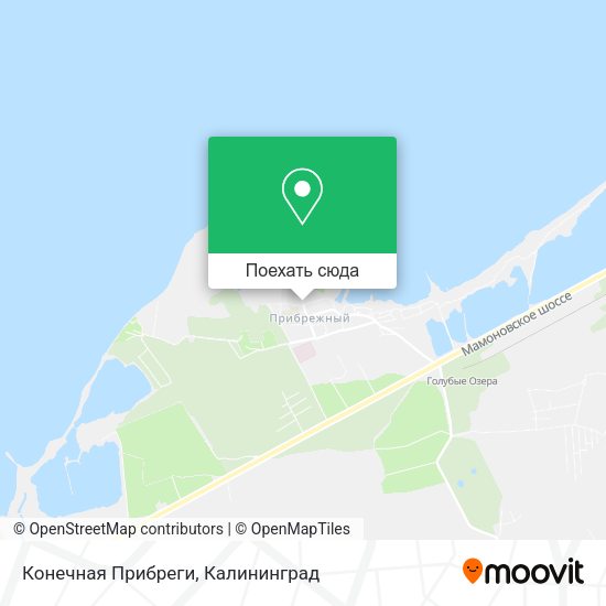 Карта Конечная Прибреги