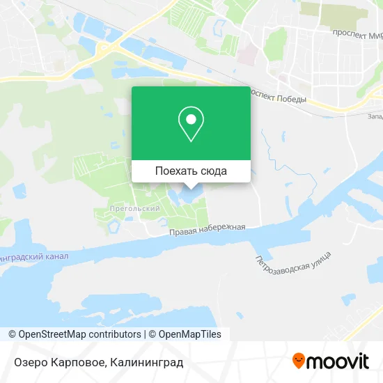 Карта Озеро Карповое