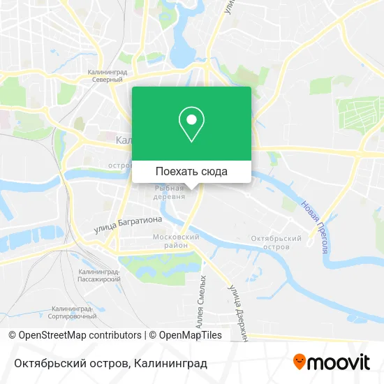 Карта Октябрьский остров