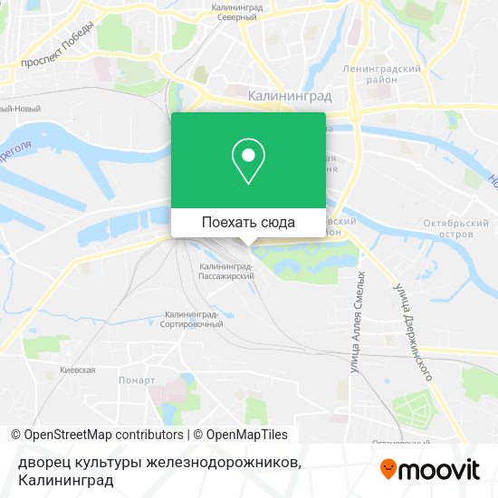 Карта дворец культуры железнодорожников