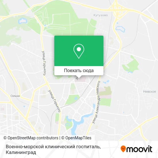 Карта Военно-морской клинический госпиталь