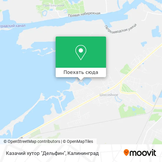 Карта Казачий хутор "Дельфин"