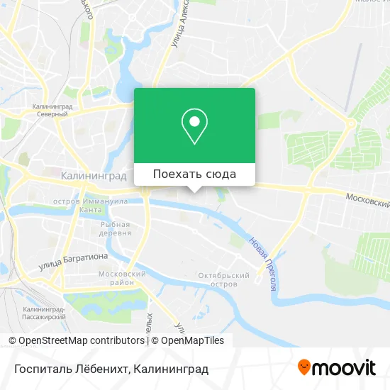 Карта Госпиталь Лёбенихт
