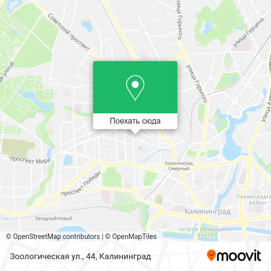 Карта Зоологическая ул., 44