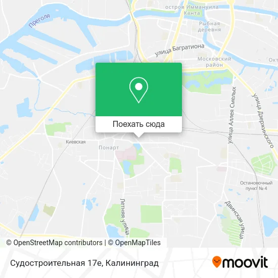 Карта Судостроительная 17е