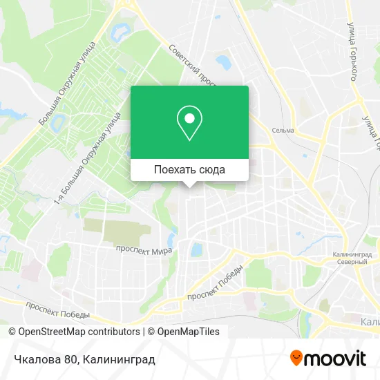Карта Чкалова 80