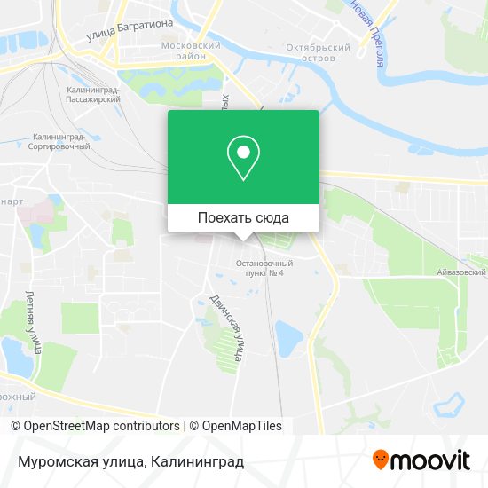 Карта Муромская улица