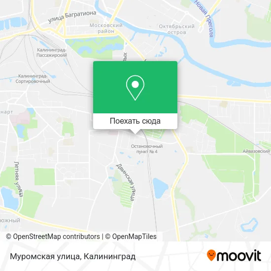Карта Муромская улица