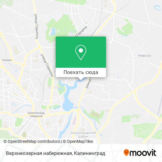 Карта Верхнеозерная набережная