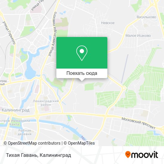 Карта Тихая Гавань