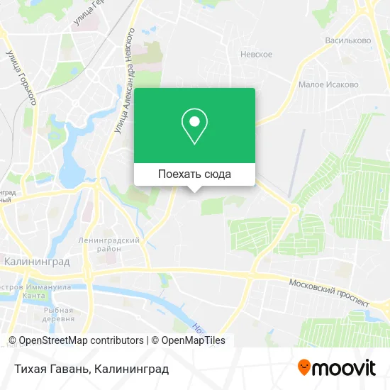Карта Тихая Гавань