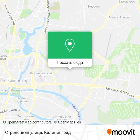 Карта Стрелецкая улица