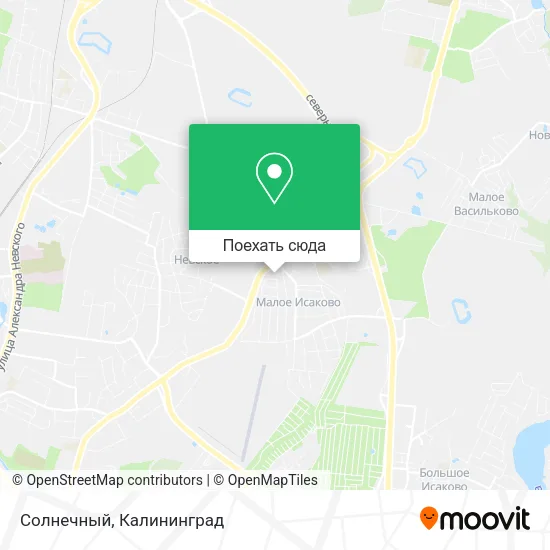 Карта Солнечный