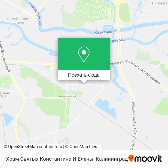 Карта Храм Святых Константина И Елены