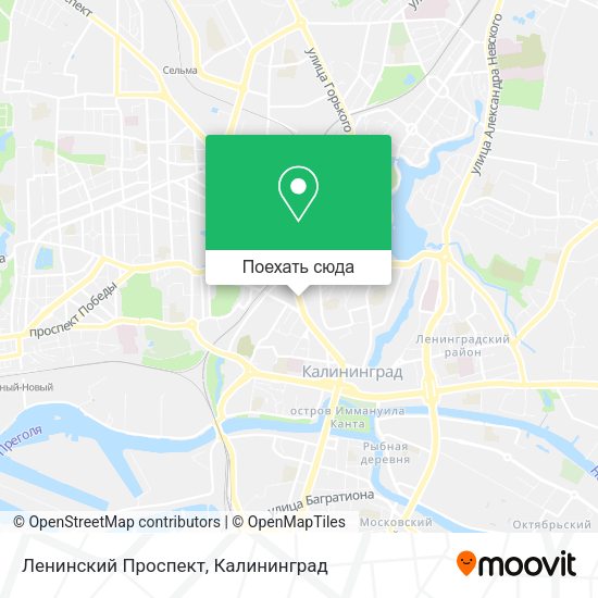Карта Ленинский Проспект
