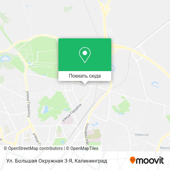 Карта Ул. Большая Окружная 3-Я