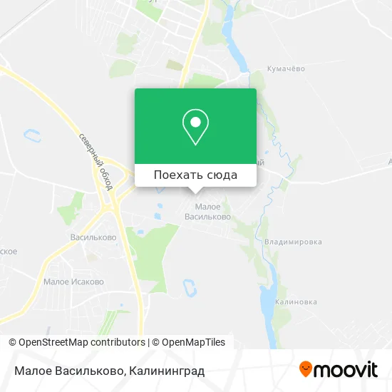 Карта Малое Васильково