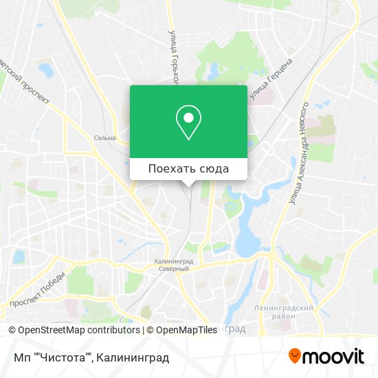 Карта Мп ""Чистота""