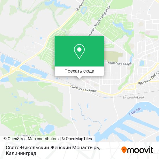 Карта Свято-Никольский Женский Монастырь