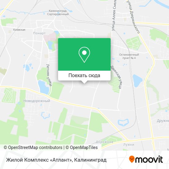 Карта Жилой Комплекс «Атлант»